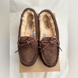 UGG Brown Dakota Slippers